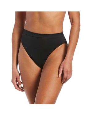 Nike Dames/dames Bikinibroekje met hoge taille (Zwart)