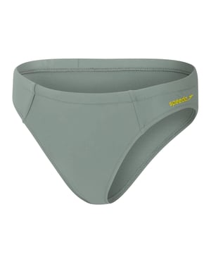 Speedo Dames Logo Hoge Been Bikini Onderbroek (Groen)