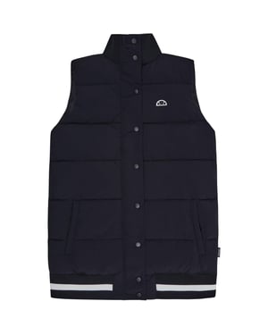 Ellesse Unisex vuxen vadderad Gilet (Svart)