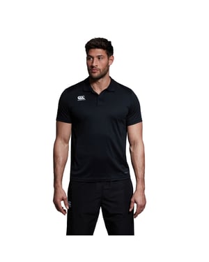Canterbury Heren Club Dry Poloshirt (Zwart)