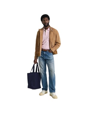 Gant Herencontrast Pique Polo Shirt (Roze)