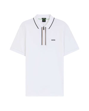 Boss Philix sneldrogend poloshirt met korte mouwen voor heren (Wit)