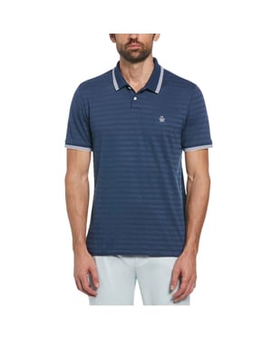 Original Penguin Heren getipt poloshirt Regular (Sargasso Zee)