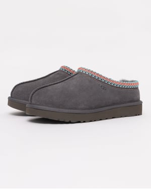 Logo Detail Slippers in Grey