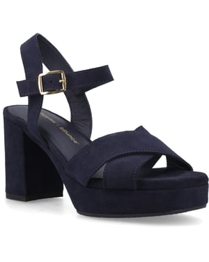 Hush Puppies Ophelia Sägelnakna Kvinno Sandaler Navy