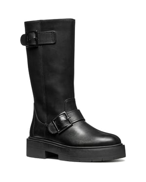 Geox D Spherica EC7 Leather Women's Black Boots