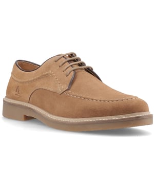 Hush Puppies Genny Läder Herr Taupe Snörskor