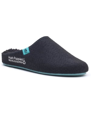 Hush Puppies De Goede Polyester Heren Zwarte Turquoise Slippers