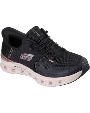 Skechers Glide-Step Pro Radiant Stride Dam Svart Nät/Roséguld Detaljer Träningsskor