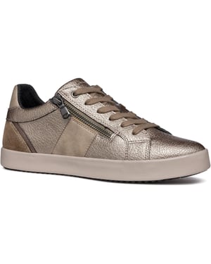 Geox D Blomiee E Kvinnors Taupe Sneakers