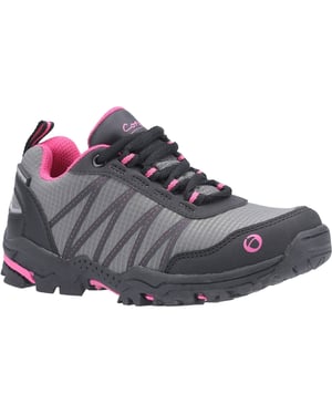 Cotswold Littledean Nylon Girls's Pink/Grey Hiking Boots