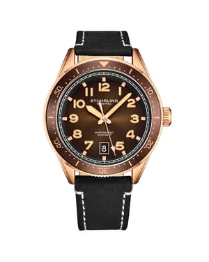 Rose Gold and Brown Quartz 42mm