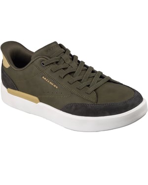 Skechers Verloma Radical Men's Olive Synthetic / Suede Trainers
