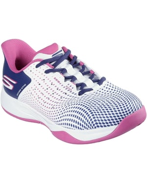 Skechers Slip-ins Relaxed Fit Viper Court Reload Dam Vit/Marin/Rosa Träningsskor