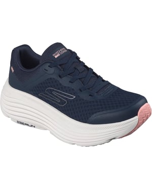 Skechers Max Cushioning Endeavour Dam Navy Syntetiska/ Rosa Detaljer Sneakers