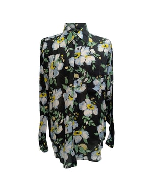 Tom Ford Button-Down Shirt in Floral Print Lyocell