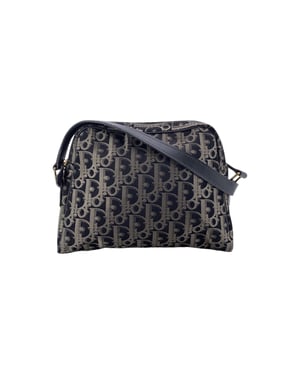 Dior Vintage Tyg Axelremsväska Trotter