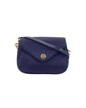 Gucci Vintage Tyg Axelremsväska Mesh