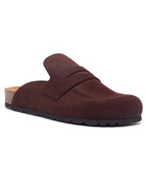 Hush Puppies Briar Gesloten Neus Suède Dames CHOCOLADE Muilen