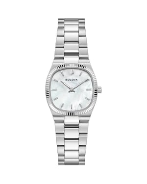 Bulova Super Seville Mini Dames Horloge Zilverkleurig 96L353