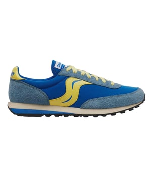 Saucony Dames 80 suède sportschoenen (Blauw)