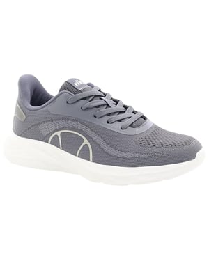 Ellesse Låga läderträningsskor för män från Como (Grått)