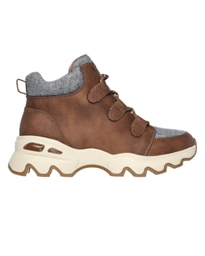 Skechers Biglug-promenadskor för kvinnor/damer (Kastanj)