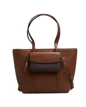 Dames Leren Tote Bag 2 in 1 en Portemonnee Jet Set Travel 35S5GTVT3L