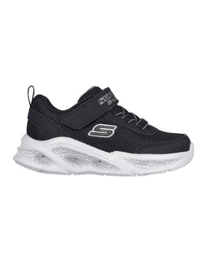 Skechers Meteor-sportschoenen met lichtjes voor peuters (Zwart/Grijs)
