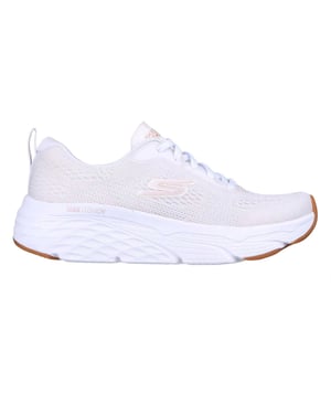 Skechers Dames-trainingsschoenen met maximale demping uit de Elite-serie (Wit/roze goud)