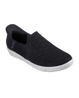 Skechers Dames Breezest Slip-on Sneakers (Zwart)