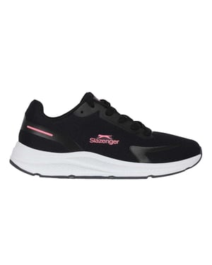 Slazenger Assent-sportschoenen voor kinderen (Zwart/roze)