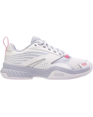 K-Swiss Dames SpeedEx Padel Schoenen (Wit/Roze)