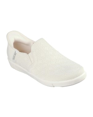Skechers Dames Breezest Slip-on Sneakers (Off White)