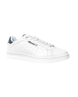 Ellesse Heren Logo Cupsole Sneakers (Wit/Marineblauw)