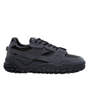 Ellesse Heren Klassieke Leren Trainers (Zwart)