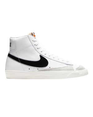 Nike Damesblazer 77 Hoge sneakers (Wit, Zwart)