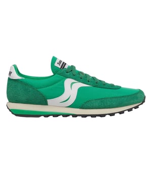 Saucony Dames 80 suède sportschoenen (Groen)