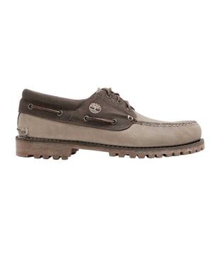 Timberland Båtskor i äkta läder för män (Olive)