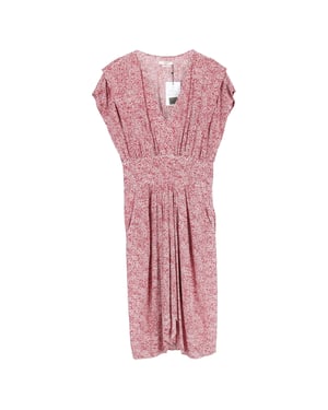 Étoile Isabel Marant midi-jurk in rode viscose