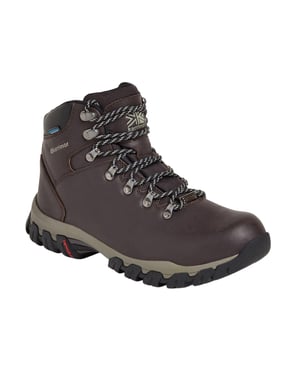 Karrimor Mendip-vandringskängor i läder för kvinnor/damer (Choklad)