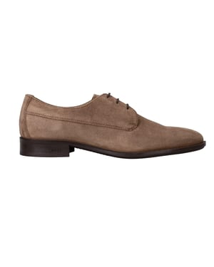 Boss Colby läder derbyskor för herrar (Medium Beige)