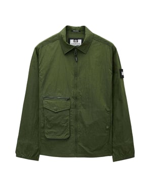 Weekend Offender Nylon overshirt voor heren (Groen)