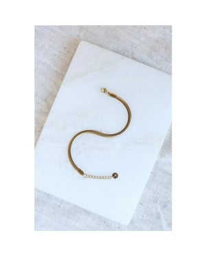 Label Kiki Smooth snake bracelet