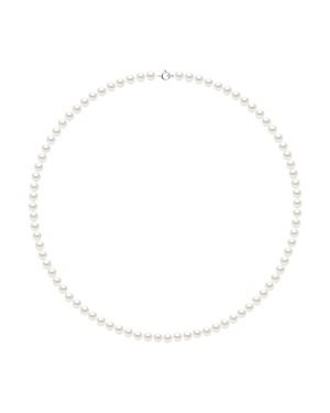 Ketting Water Pearl Rank Sweet White 5-6mm Sluiting 925