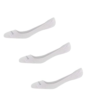 Ben Sherman Herensokken Makalu Logo Liner (Set van 3) (Wit)
