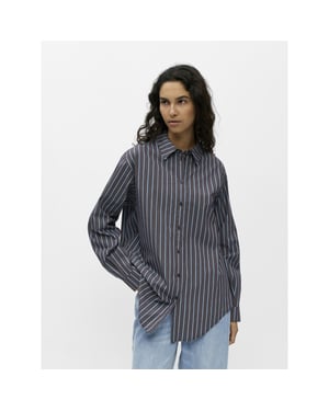 Object objtutta lo l/s shirt noos 23044666 seal brown