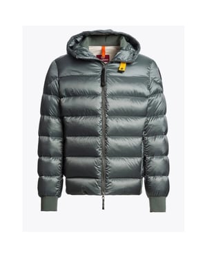 Parajumpers Pharrell hooded bomber jacket blue