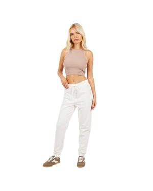 Brave Soul Dames/dames Skinny Joggingbroek (Wit)