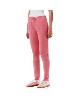 Lacoste Dames/Dames Fleece Joggingbroek (Koraal)
